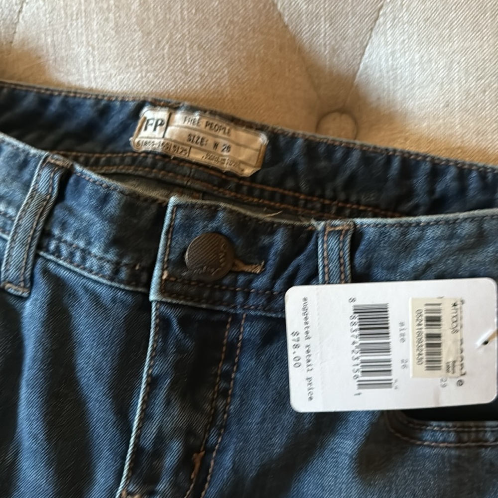 FREE PEOPLE JEAN BUNDLE. NWT AND NWOT. SIZE 26 - Picture 8 of 11